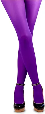 Produktbild von Blickdichte Strumpfhose lila Größe: L-XL