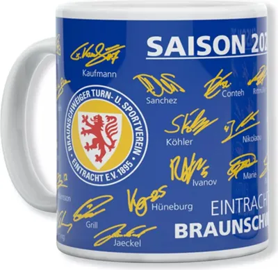 Produktbild von Eintracht Braunschweig ETSV Tasse Unterschriften 24/25 0