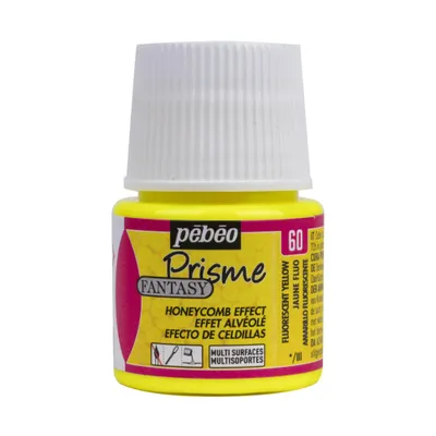 Image de Peinture Pebeo Fantasy Prisme, 45 ml, jaune fluo