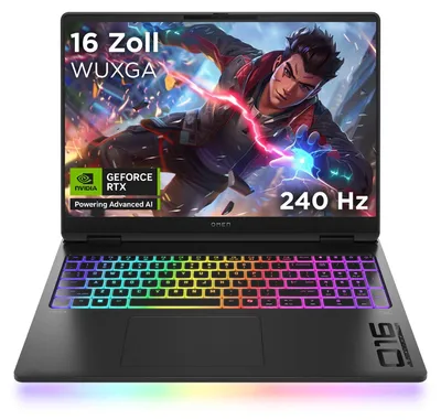 Produktbild von HP OMEN MAX Gaming 16-ak0693ng, AMD Ryzen AI 9, 2 GHz, 40,6 cm (16"), 2560 x 1600 Pixel, 32 GB, 1 TB