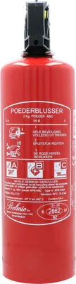 Produktbild von Feuerlöscher ABC mit Halter 2 kg rot 39 cm
