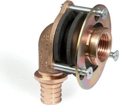 Image de Équerre murale REHAU, RAUTITAN RX+, 16, Rp 1/2, pour plaque de plâtre, 1 pièce.