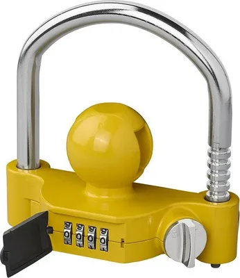 Immagine prodotto di Blocco di sicurezza con combinazione per gancio di traino