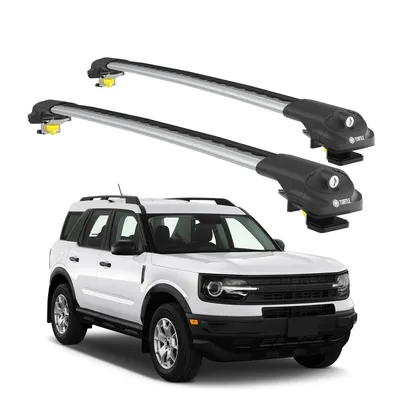 Zdjęcie produktu dla TURTLE BAGAŻNIK DACHOWY AIR-1 do FORD BRONCO SPORT CX430 2021 - 2024 , Srebro