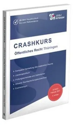 Obrázek produktu pro CRASHKURS Öffentliches Recht - Thüringen