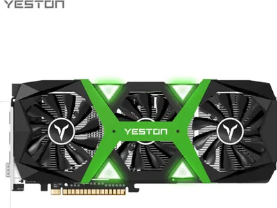 Produktbild von Yeston RTX2060 Super-8G D6 PA Gaming Grafikkarte 1470-1650MHz/14GHz/8G/256Bit/GDDR6 Speicher 3 Lš¹fter DVI-D+HD+DP Anschlš¹sse