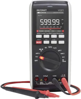 Produktbild von VOLTCRAFT VC871 Hand-Multimeter digital Datenlogger, LoZ CAT III 1000 V, CAT IV 600 V Anzeige (Counts): 60000