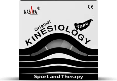 Produktbild von 6x NASARA Kinesiologie Tape Schwarz