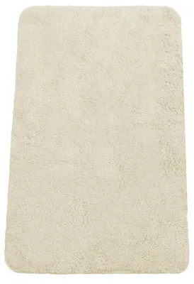 Produktbild von Badezimmerteppich aus Chenille, 60x90 cm, weich und rutschfest, in Beige