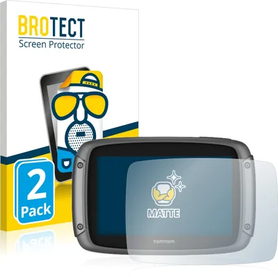 Produktbild von 2x BROTECT Schutzfolie für TomTom Rider 50 Displayschutz Displayschutzfolie Folie Matt Entspiegelungsfolie