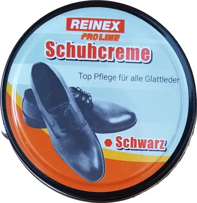 Produktbild von SCHUHCREME 45ml Schuhpflege Schuhpflegecreme Schuhputz Schuh Pflege Creme (Schwarz-89)