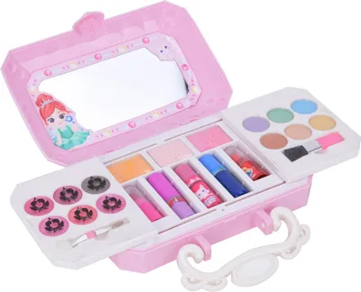 Produktbild von Tragbares, wasserlösliches Make-up Spielzeug, Miniatur Beauty Box, kosmetisches Dekorationsspielzeug, fördert Ästhetik und Selbstvertrauen, für Kinder