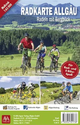 Produktbild von Radkarte Allgäu