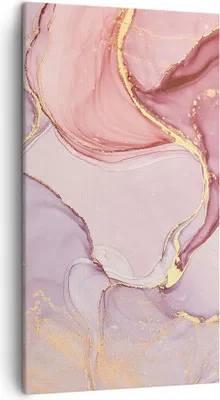 Produktbild von Bild auf Leinwand - Leinwandbild - Einteilig - Abstraktion Marmor Rosa - 45x80cm - Wand Bild - Wanddeko - Wandbilder - Leinwanddruck - Bilder - Wanddekoration - Leinwand bilder - PA45x80-4528