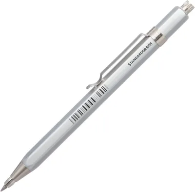Produktbild von Standardgraph Skizzierstift Miniclip silber 2,0 mm mit Clip und Spitzer