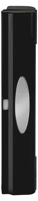 Produktbild von Folienschneider Folienhalter Folienabroller - Schwarz - Abroller bis 33 cm - 38 x 5,2 x 6,7 cm - Mit gezacktem Schneider