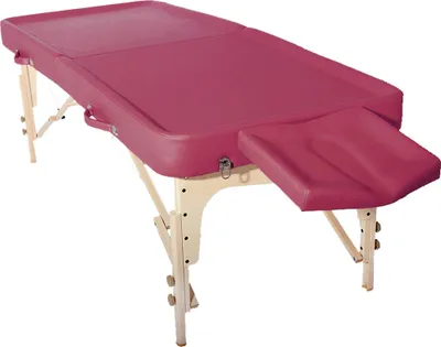 Produktbild von Ayurveda Massageliege Behandlungsliege klappbar "Rio" 81 cm (Burgund)