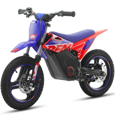 Produktbild von RFN 14-Zoll Elektro-Cross-Motorrad für Kinder, 250 W Motor, 36-V-Akku(5Ah), 3 Geschw., 18 km Reichweite, IPX5 wasserdicht, mechanische Bremse