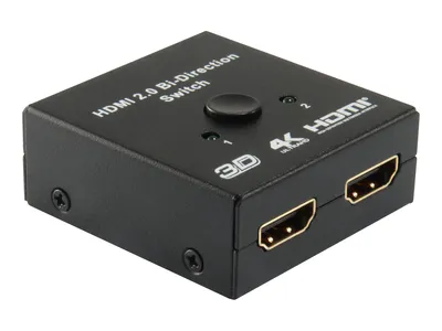 Produktbild von Equip Switch HDMI2.0 1-In/2-Out bidirekt.  4K/60Hz    18Gbps