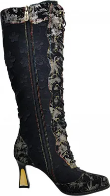 Imagen del producto de Laura Vita Oanelo 02: Botas de tacón alto para mujer, color negro, para uso casual