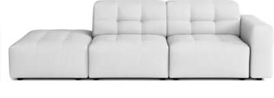 Produktbild von Emoebel24 Modulare Sofa Bergi links Hellgrau 262x102x70 cm