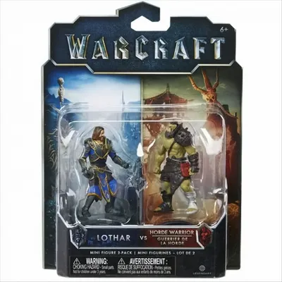 Produktbild von Merc Warcraft 2 Figuren 6cm Pack 1 Lothar & Horde Warrior