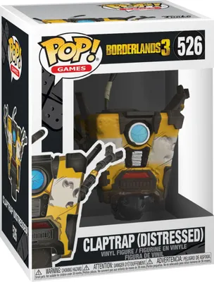 Produktbild von Borderlands 3 - Claptrap (Distressed) 526 - Funko Pop! - Vinyl Figur
