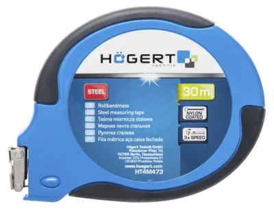 Produktbild von Hogert Technik Maßband Rollmaßband 30 m, HT4M473