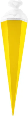 Obrázek produktu pro Goldbuch craft školní brašna 85 cm šestiúhelníková s tylovým uzávěrem žlutá 85x19 cm