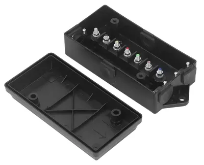 Productafbeelding van 7 Way ABS Terminal Connector Waterdichte Trailer Junction Box 7-polige Kabelaansluitdoos voor Stroomverdeling