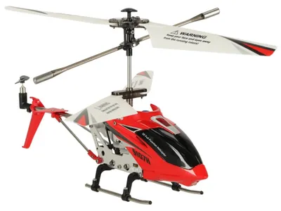 Imagen del producto de Helicóptero de control remoto Syma S107H, color rojo
