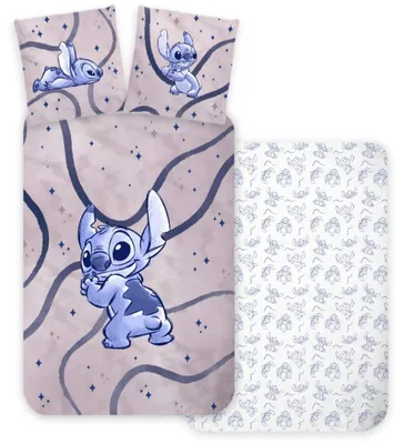 Produktbild von Disney Lilo & Stitch - Wende-Bettwäsche-Set, 135x200 & 80x80