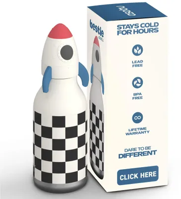 Produktbild von Bestie Trinkflasche Rakete