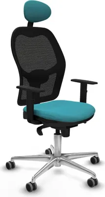 Image de Chaise de bureau Piqueras y Crespo 1D086G1 turquoise
