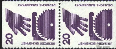 Produktbild von Briefmarken BRD (BR.Deutschland) 1974 Mi 696C/D senkrechtes Paar postfrisch Unfallverhütung