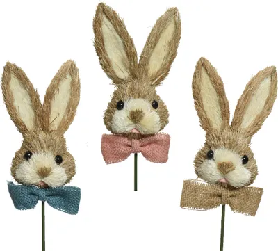 Produktbild von Osterhase Blumenstecker 40cm natur braun 1 Stück sortiert