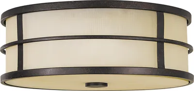 Produktbild von Elstead Fusion Deckenleuchte E27 3-fach 12cm Grecian Bronze