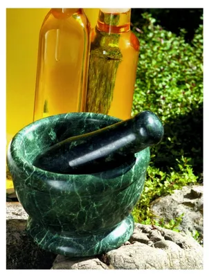 Produktbild von Küchenmörser Toscana - Mörser aus Serpentin 12x9cm
