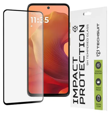 Obrázok produktu pre Techsuit 111D Full Cover Full Glue Glass ochranné sklo pre Motorola Moto G15 / G15 Power – čierne