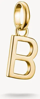 Image de Thomas Sabo Charm pendentif lettre B Connect doré