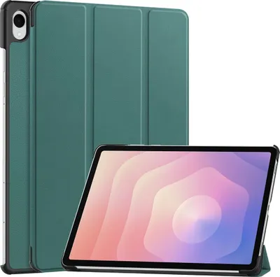 Produktbild von Samsung Galaxy Tab S11 Hülle - Coverup Tri-Fold Ständer Klapphülle mit Schlaf/Wach-Funktion - Grün