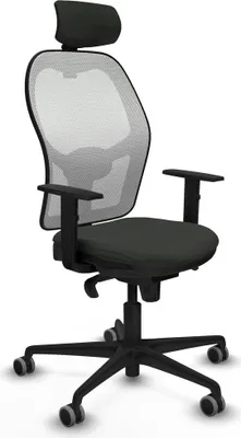 Image de Chaise de bureau avec appui-tête Jorquera Piqueras y Crespo 1D036G2 Noir