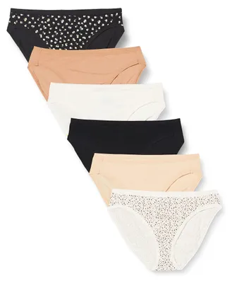 Immagine prodotto di A. Intimo da donna Essentials: slip in cotone elasticizzato, modello bikini a vita alta