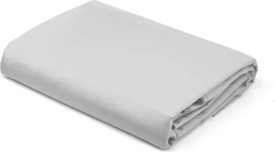 Produktbild von Spannbettlaken, Baumwollsatin, hohe Qualität, 100% Baumwolle 200x220cm Silber