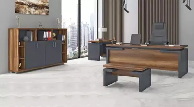 Immagine prodotto di Set da ufficio mobili da studio set completo scrivania schedario