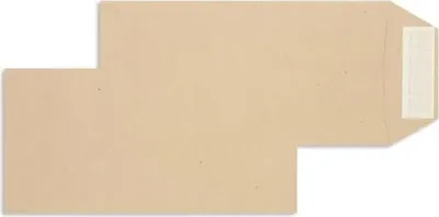 Produktbild von Versandtaschen DINlang 115g/qm haftklebend VE=500 Stück braun