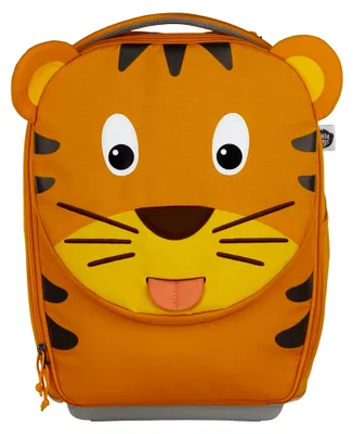 Produktbild von Kindertrolley für Handgepäck, Kinderkoffer mit Rollen, 18 L Tiger - Gelb