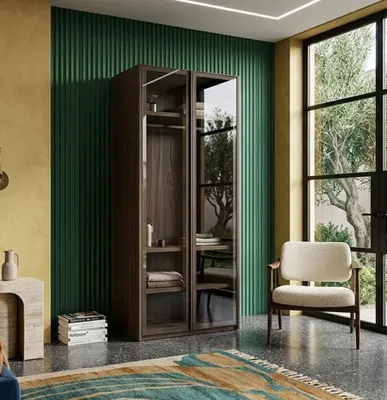 Immagine prodotto di Armadio, stile moderno, colore marrone, ideale per la camera da letto, pratico e confortevole