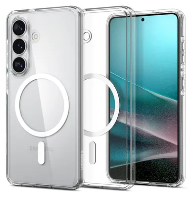 Produktbild von Spigen Ultra Hybrid (MagFit), Cover, Samsung, Galaxy S26+, 17 cm (6.7"), Transparent, Weiß