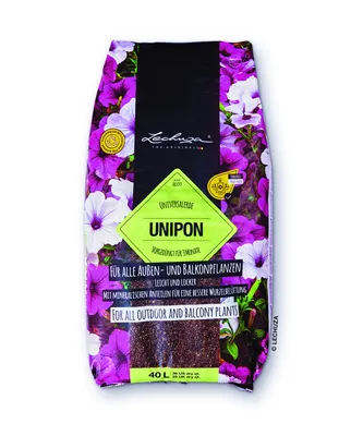 Produktbild von LECHUZA-Universalerde UNIPON 40 Liter | für Außen- und Balkonpflanzen | torffrei und vorgedüngt | 19548